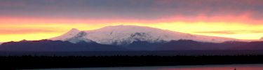Mt. Wrangell Sunrise (N. Hannan Photo)